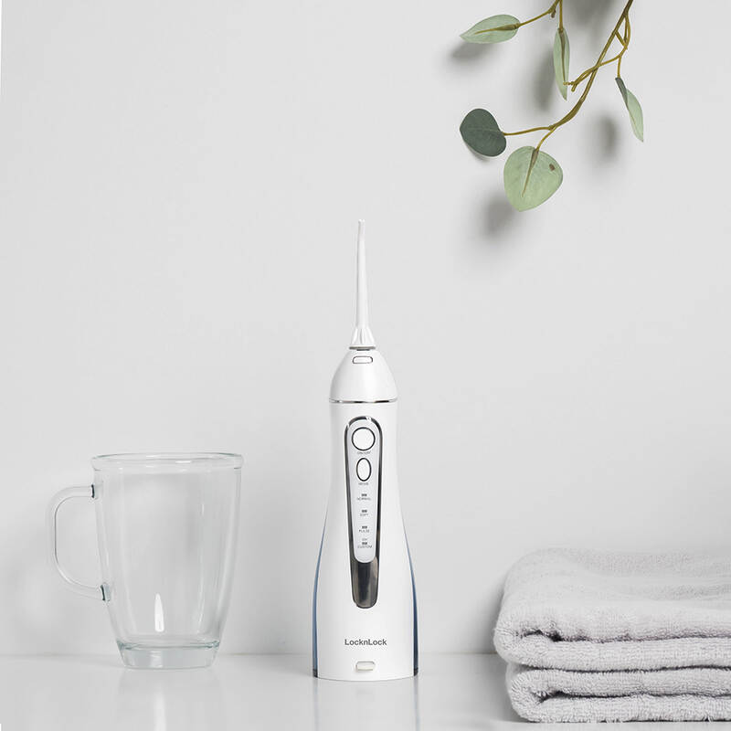 Máy Tăm Nước Không Dây LocknLock Cordless Oral Irrigator, 200ml - Màu Xanh Da Trời - ENR156BLU, , large image number null